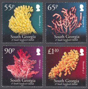 South Georgia 2009 Scott #392-395 Mint Never Hinged