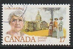 1981 Canada - Sc 880 - used VF - 1 single - Feminists - Louise McKinney