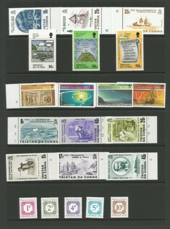 Tristan da Cunha A Selection Of Mounted & Unmounted Mint Sets