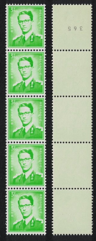 Belgium King Baudouin Roll Stamp 3.50Fr Normal paper no inscript SG#2188