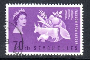 SEYCHELLES -   1963 - FREEDOM FROM HUNGER   -USED - 