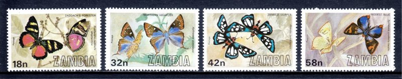 Zambia - Scott #220-223 - MNH - SCV $4.35