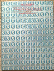 Auction Catalogue POSTAGE STAMPS OF FRANCE Classic Stamps Covers Postal History