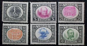 Nicaragua Scott #CO45-50 mnh