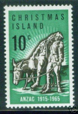 Christmas Island Scott 21 MNH** ANZAC stamp