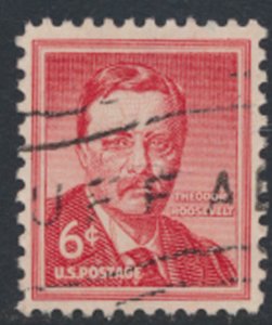 USA  SC#  1039   Used 1955  Theodor Rossevelt  see scan