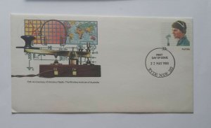 AUSTRALIA , FDC 	75TH ANNIVERSARY OF AMATEUR RADIO, THE WIRELES INSTITUTE OF AUS