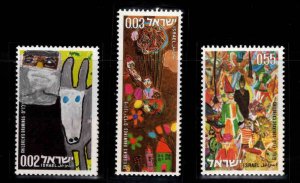 ISRAEL Scott 505-507 MNH* stamp set without tabs