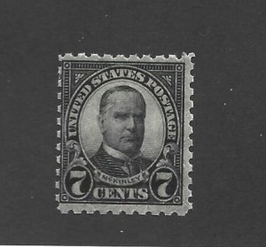 United States Scott 588 7-cent McKinley Perf 10 MNH 2019 cv $26