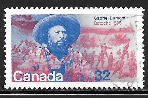 Canada 1049: 32c Gabriel Dumont, Batoche, 1885, used, VF