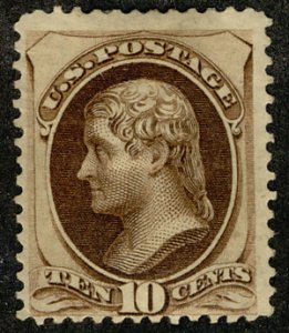 USA 161 F/VF OG Hr, deep rich color, secret mark at right, VERY N ICE CLASSIC...