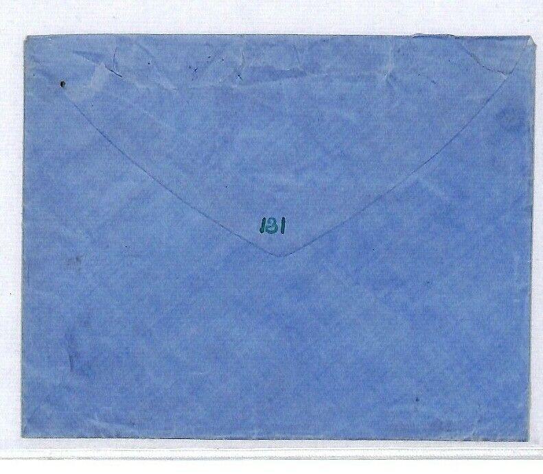 GB Cover Forces Air Mail NAVAL CENSOR WW2 Received from HM Ship CS356