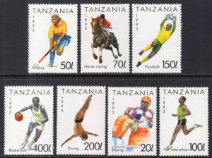 Tanzania 1018-1024 Sports MNH VF