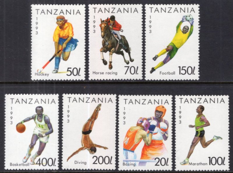 Tanzania 1018-1024 Sports MNH VF