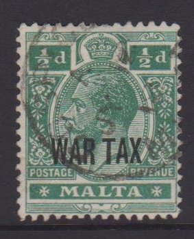 Malta Sc Mr1 Used Europe Malta Back Of Book Other War Tax Stamp Hipstamp