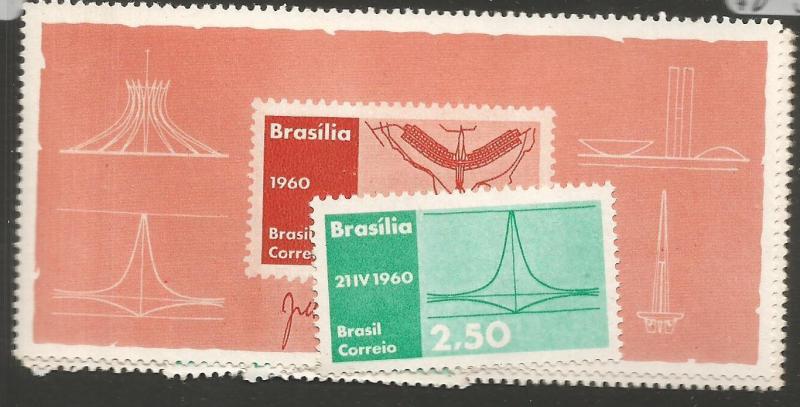 Brazil SC 907-8 Price Is For One Set Only MNH (1cza)