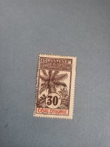 Stamps Ivory Coast Scott #28 used