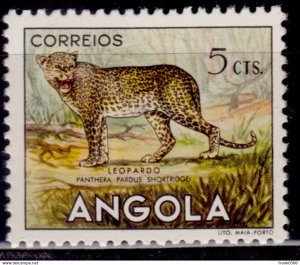 Angola, 1953, Angolan Leopard, 5c, sc#362, MLH