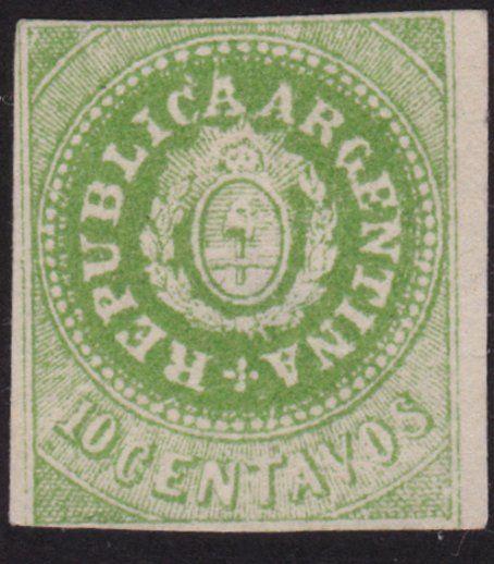 ARGENTINA  An old forgery of a classic stamp...............................6085