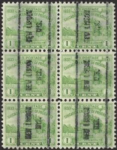 # 728 USED YELLOW GREEN CENTURY OF PROGRESS