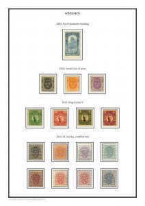 Scandinavia 1851-2021 (4 albums) PDF STAMP ALBUM PAGES