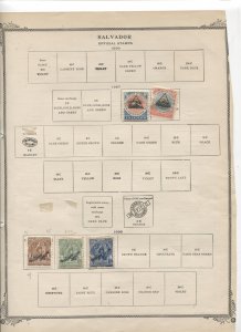 STAMP STATION PERTH- El Salvador #65 Used / Mint  Stamps on Pages - Unchecked