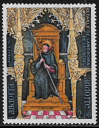 French Andorra #257 MNH Stamp - St Romanus of Caesarea