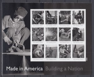 ​USA #4801m Made In America Complete Collection of 5 Imperf Sheets MNH
