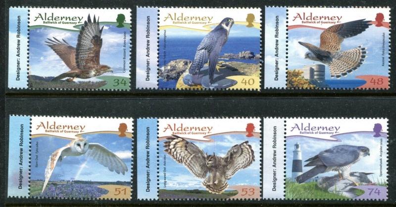 Alderney 273-8 MNH 2006 Northern Fulmar Northern Gannet Lesser Black-back x16548