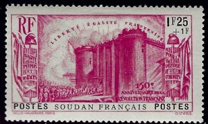 French Sudan SC B5 Mint VF hr...Worth a close look!!