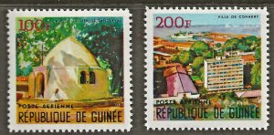 Guinea (1967) - Scott # C90 - C91, MNH