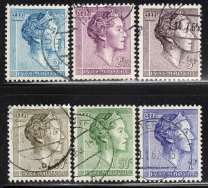 Luxembourg  #362-73 ~ Short Set 6 of 13 ~ Grand Duchess Charlotte ~ Used