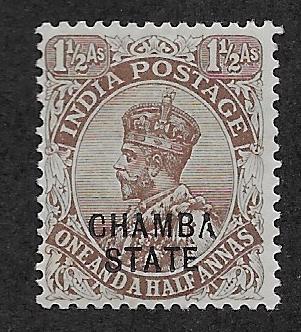 INDIA - CHAMBA  SC# 46  F/MOG 1922