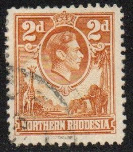 Northern Rhodesia Sc #31 Used