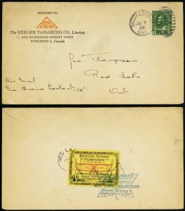 CL13c-260c FFC Sioux Lookout 4/7/26 to Red Lake - With Letter - Semi Official 