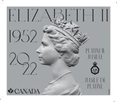 Canada Stamps 2022 (Pre-Order) - Platinum Jubilee of Her Majesty Queen Elizabeth