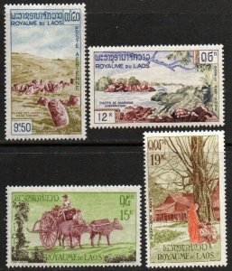 Laos Sc #C35-C38 Mint Hinged