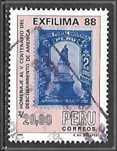 Peru #939 Exfilima '88 Used