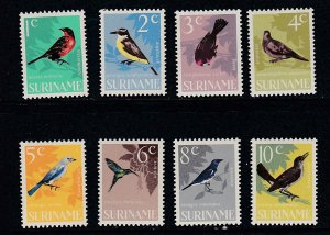 Surinam # 323-330, Birds, Mint NH, 1/2 Cat.