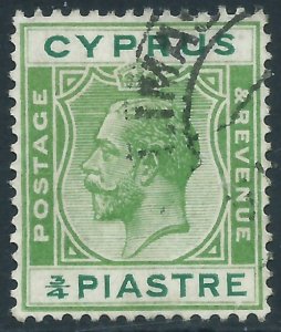 Cyprus, Sc #92, 3/4pi Used
