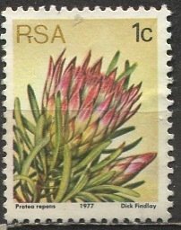 South Africa; 1977: Sc. # 475: Used,  Perf. 12 1/2 Single stamp
