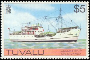 Tuvalu #23-37, Complete Set(15), 1976, Never Hinged