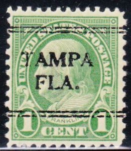 Precancel - DLE - Tampa, FL PSS 241 Compound Perf - Town and Type Issue