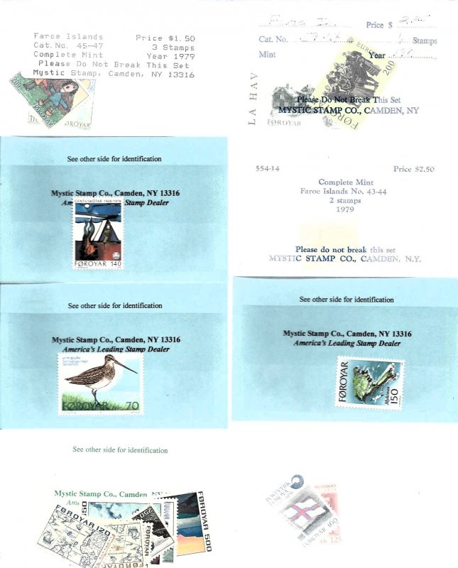 Faroe Islands 18 Packets See Scans and Description