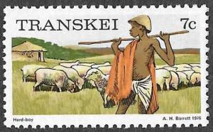 Transkei SC 11 - Shepard Boy - MNH - Perf 12 - 1976