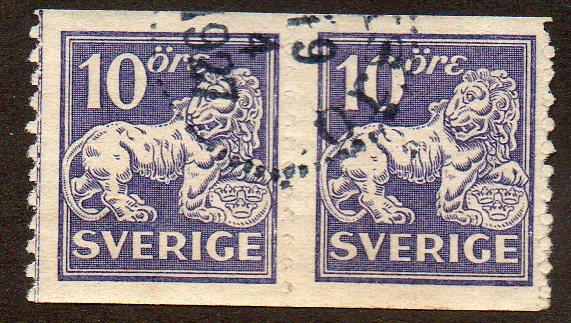 Sweden Scott  119  Used  Blind perfs
