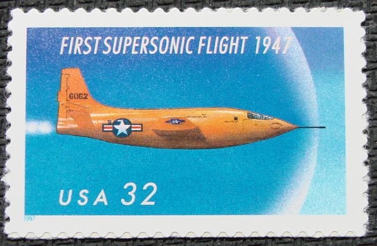 US #3173 MNH Single, First Supersonic Flight, SCV $.65 L12 