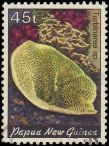 Papau New Guinea #588-591, Complete Set(4), 1983, Marine LIfe, Used