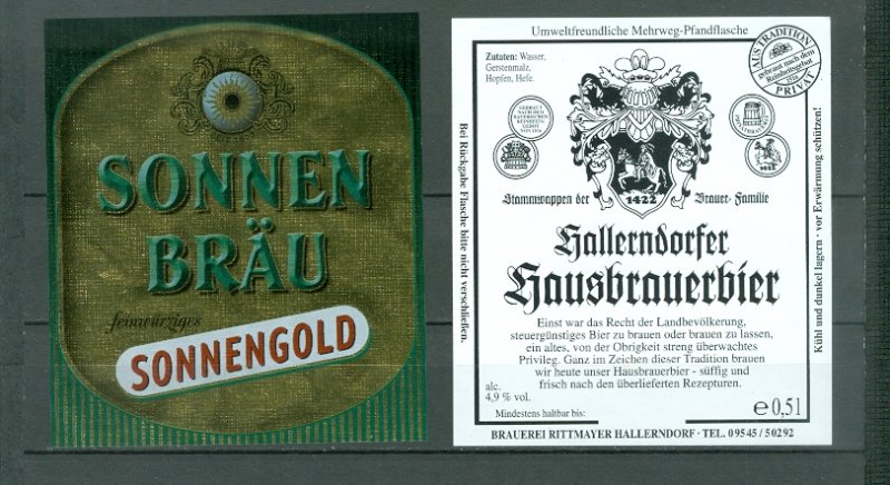 BEER LABELS...6 NICE AND CLEAN (GERMANY ?)