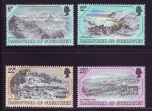 Guernsey Sc 236-9 1982  Old Prints stamp set mint NH